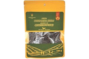 IntentaVida Green Cardamom Seeds, 100g |100% Natural | Vegan | Gluten Free |No Preservatives | No Fillers Added| Real Flavour