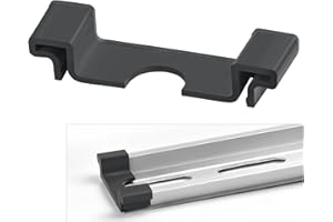 ZJWZJH 50Pcs C45 DIN Rail Protective Cover, RoHS Certified PA66 Nylon Guide Rail Guard; Suitable for 35mm Wide Standard Guide Rails; Prevents Scratches