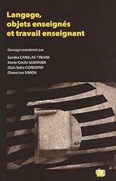 Langage, objets enseignés et travail enseignant