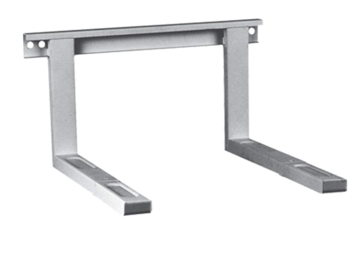 Microwave Holder Wall Mount Colour: Silver up to 35 kg Extendible 38.5 x 51 cm Includes Mounting Material Grill Oven Microwave Holder Shelf Wall