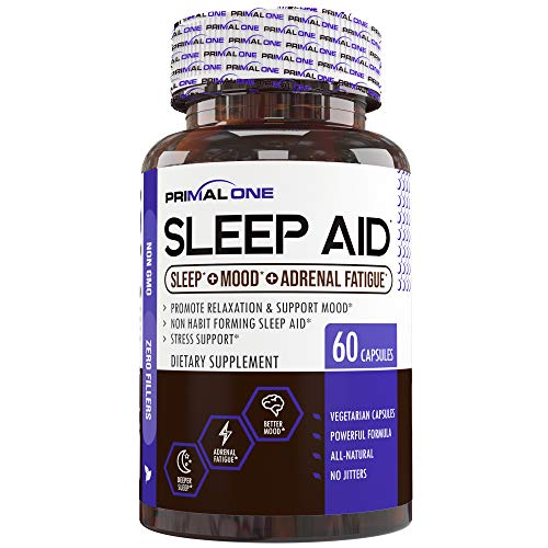 PRIMAL ONE Sleep AID Non Habit Forming Sleep Support & Adrenal