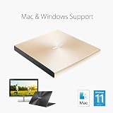 ASUS SDRW-08U9M-U External Ultra Slim DVD Writer USB C A Mac Windows view 7