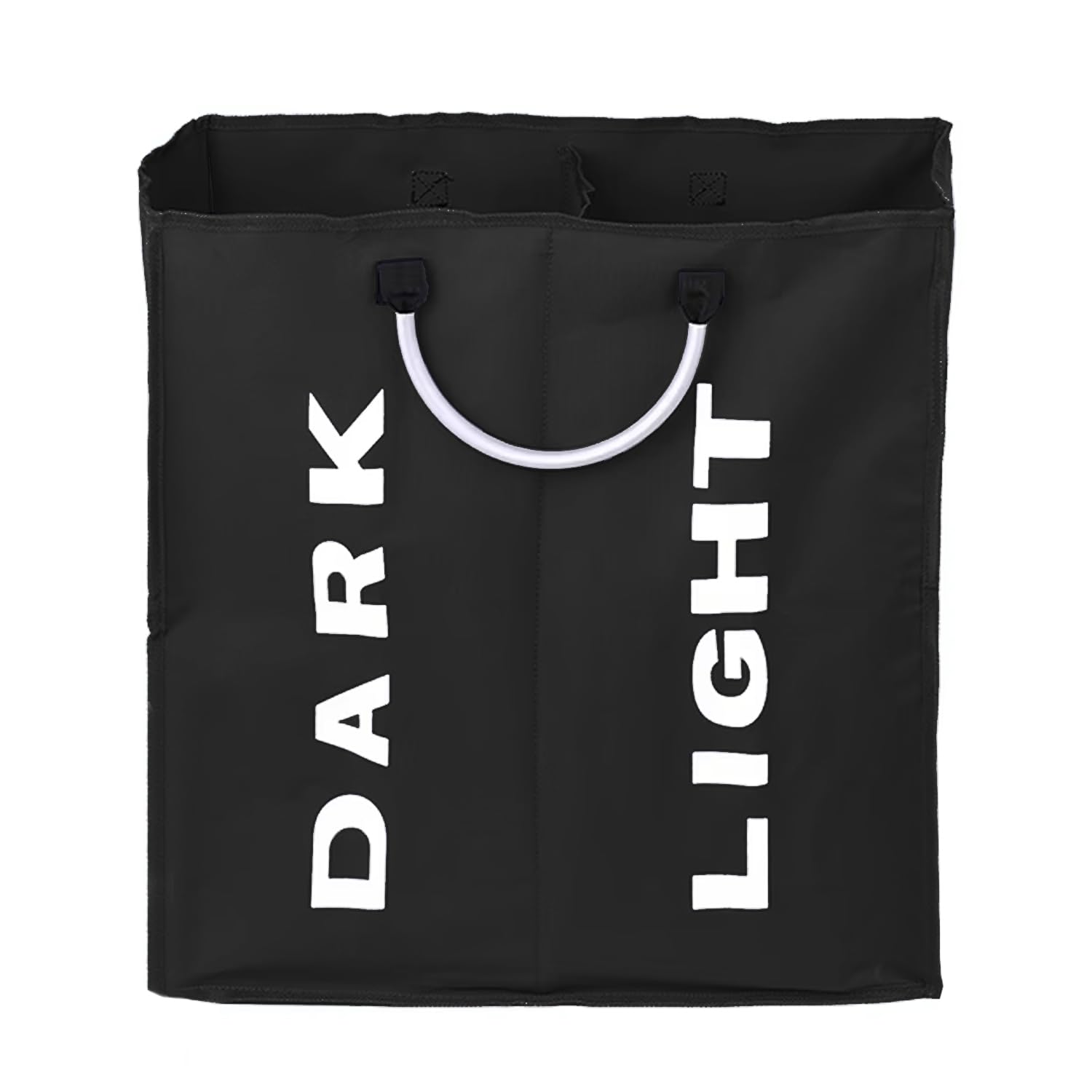 Large Collapsible Washing Laundry Basket Bag, Large Divided Hamper Laundry Bags Clothes Storage Handle Hamper for Laundry, Laundry Washing Bag