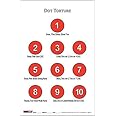 EZ2C Targets Style 17 (50 Count) Dot Torture Training Shooting Drill
