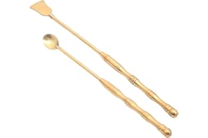 Brass Incense Tool Set Spoon Shovel Burner Equipment for Yoga Meditation