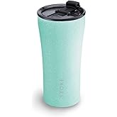 Sttoke Leakproof Lid Shatterproof Tumbler, Unicorn Blue, 6.9-inch Height, 16 oz.