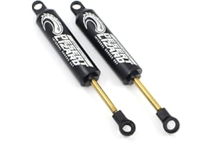 Yeah Racing 110mm Desert Lizard Two Stage Internal Spring Damper Pair Black for Crawler