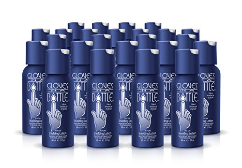 24-Pack Gloves In A Bottle Shielding Lotion - Great for Dry Itchy Skin! Grease-less and Fragrance Free! (2oz-60ml)