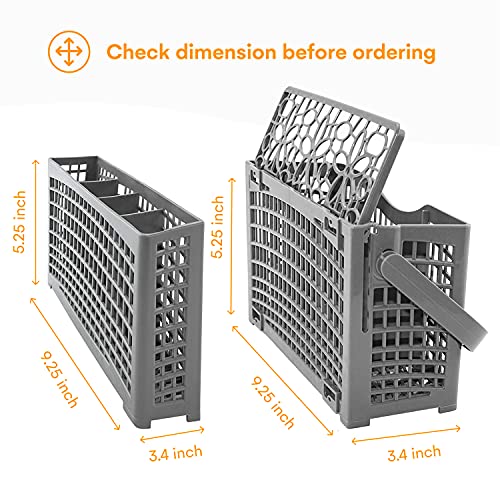 Universal Dishwasher Silverware Replacement Basket Utensil/Cutlery Basket Compatible with