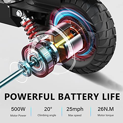 TODIMART Electric Scooter for Adults, Powerful 500W Motor Max Speed 28