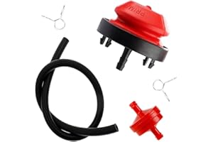 Tormurbutl 751-10639 570682A 298090 Primer Bulb Fuel Filter Compatible with Tecumseh Sear Craftsman Snow Blower Parts 570682 321802A 751-10639 056-200 951-10888A 298090 298090s