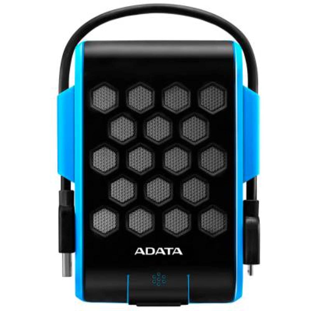ADATA HD720 1TB USB 3.0 High Speed G Shock Sensor IP68 Military Grade Waterproof Dustproof Shockproof Ruggedized External Hard Drive, Blue (AHD720-1TU3-CBL)