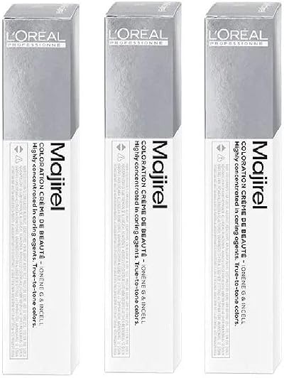Loreal Majirel Creme Hair Colour 7 Medium Blonde 3 x 50ml L'Oréal Professionnel