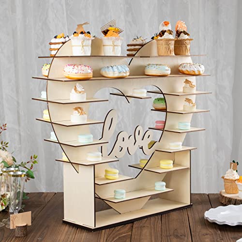 Efavormart 26" Heart Shaped 8-Layer Double Sided