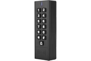 LV. LIFE . Life RFID Keypad, Keyless Entry Security Door Access Control Keypad, Support 1000 Users Wiegand 26 Card Reader Password, IP67 Waterproof, for Garage Outdoor Use