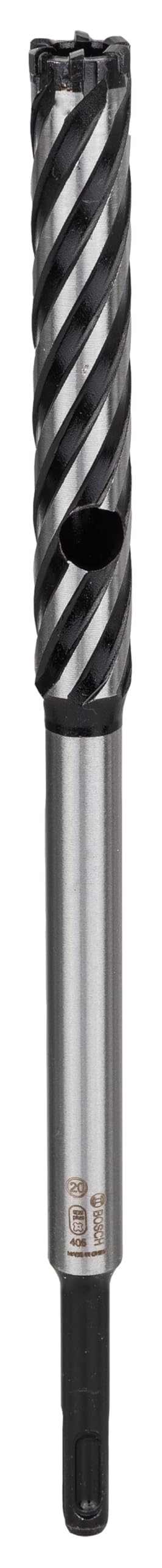 Bosch 1x PRO SDS Plus-9 Rebar Cutter Hammer Drill Bit (for Reinforced concrete, Cast iron, Ø 20,00 mm, Professional Accessory Rotary Hammer Drill)