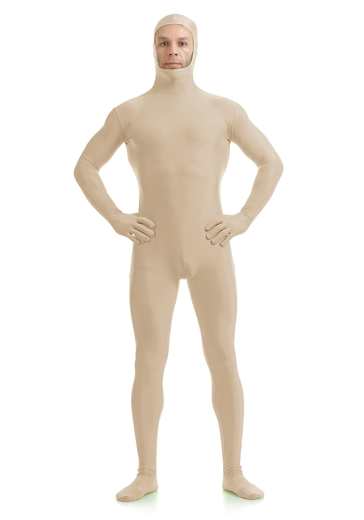 ATHX Men's and Women's Spandex Open Face Bodysuit