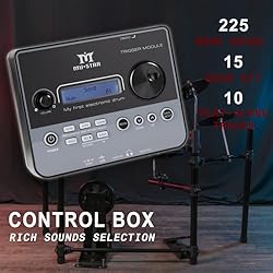 MUSTAR Electronic Drum Set, 10 Piece Electric Drum