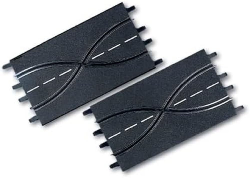 Carrera 20020517 Digital 124 Lane change section (2) Slot Car Track Accessory, Pre Painted, Medium
