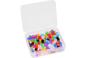 TMISHION 100 pieces Autoclavable Universal Dental Instrument Orthodontic Silicone Code Rings, Dental Code Rings Dental Instrument Code Rings for multi-colored universal dental instruments