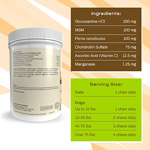 Pet Naturals Hip and Joint Supplement with Glucosamine, Chondroitin and