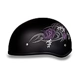 Daytona HELMETS Motorcycle Half Helmet Skull
