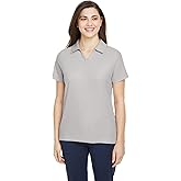 Core 365 Ladies' Fusion ChromaSoft Pique Polo XL Platinum