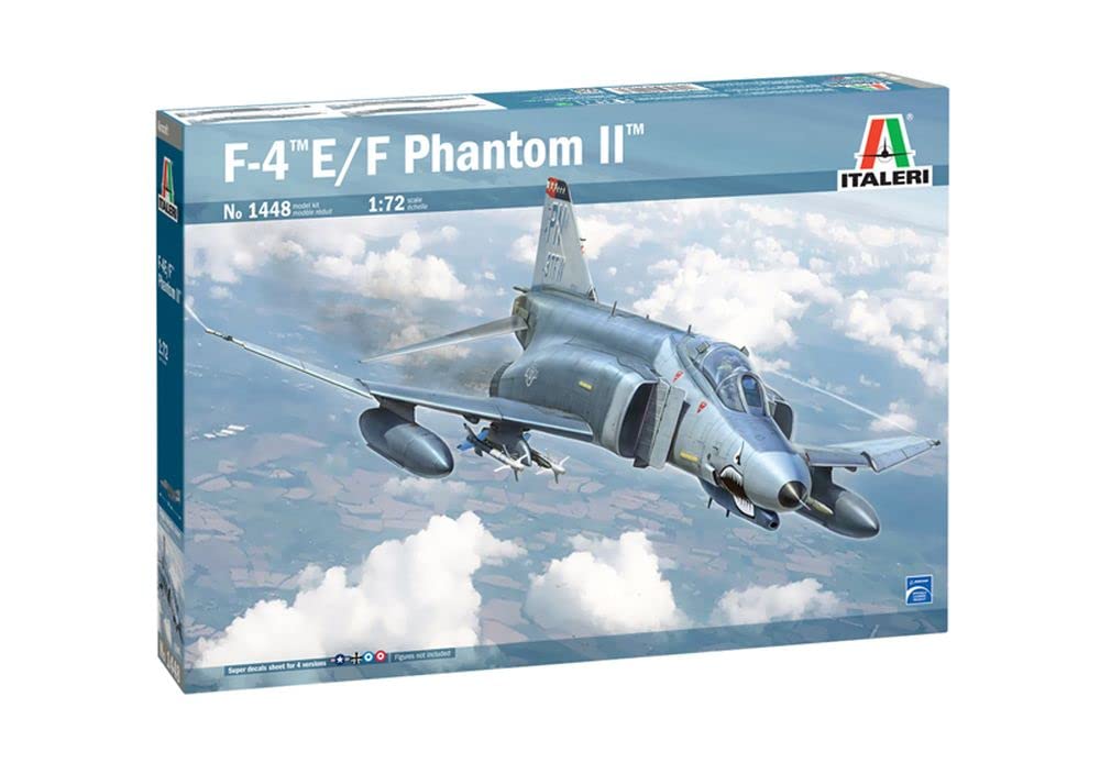 ITALERI ITA1448 F-4E/F Phantom II american Model kit, Navy, 26.7 cm