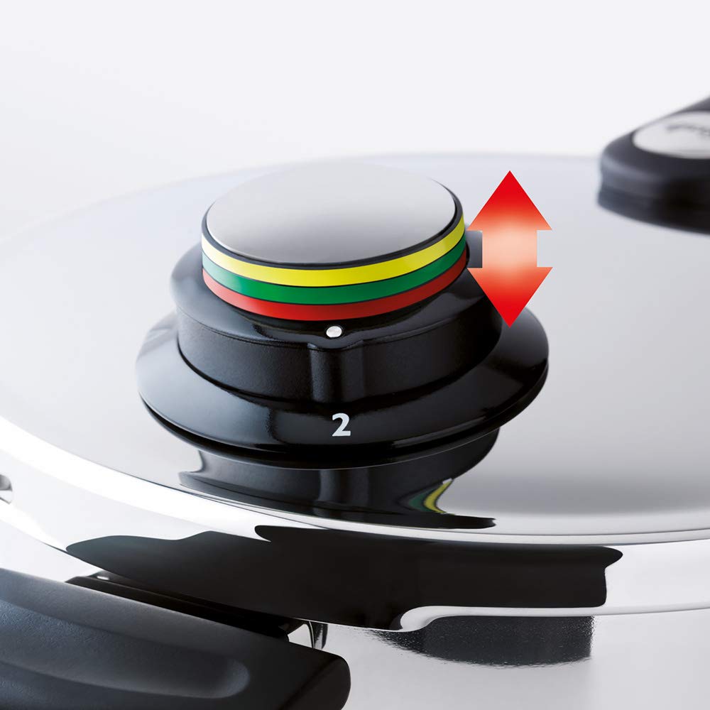 Fissler Pressure Cooker Suitable for All Hob Types Including Induction, Steam Cooker Function