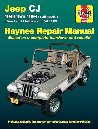 Haynes Manuals N. America, Inc. Jeep Cherokee,Wagoneer,Comanche