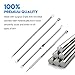 4 PCS Blackhead Remover Kit,Comedone Extractor Tool,Anti-microbial Double-side,Treatment for Blemish, Whitehead Popping, Zit Removing for Risk Free Nose