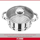 Judge Essentials Stainless Steel 3 Tier Steamer 24cm Induction Ready view 3