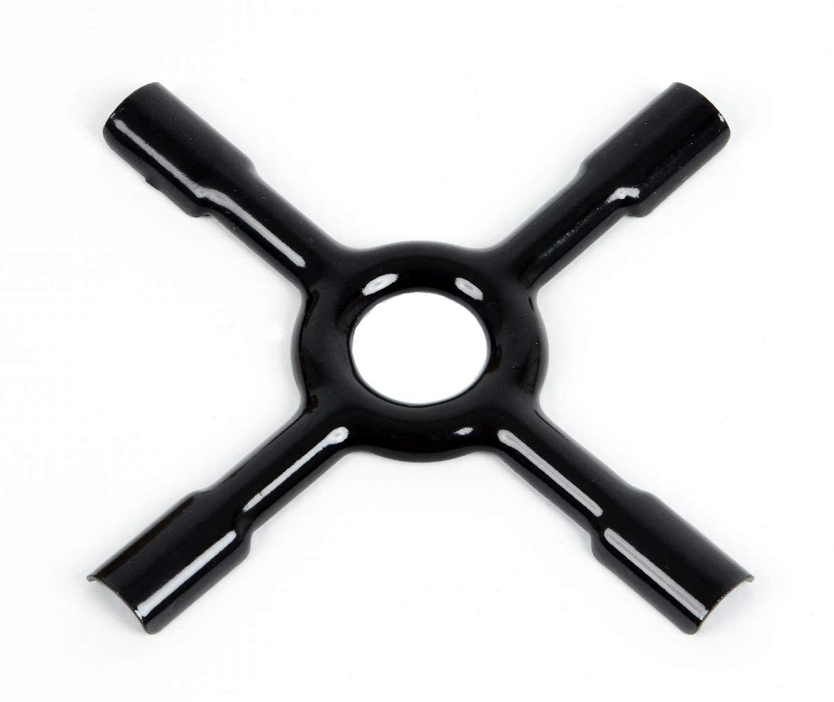 K&H Cast Iron Gas Stove Cross, Natural Gas, 130 mm, GFA130, Black, Enamelled