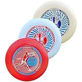 Wham-O Ultimate Frisbee 175g, 3 Pack, One of Each Color