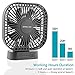 OPOLAR Battery Operated Fan, 5200mA Rechargeable Battery Powered Fan, Strong Wind but Quiet, Timer Setting, USB or Battery Powered for Office or Outdoor, Small Mini Personal Desk Fan