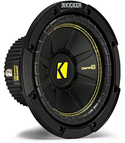 Kicker 44CWCD84 CompC 8 Inch 4 Ohm 200 Watt RMS Power and