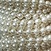 eBoTrade 22 Yards 10 mm Large Ivory Pearls Faux Crystal Beads by The Roll for Wedding Party Decoration (66ft Length)