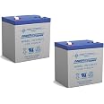Power-Sonic PS-1250 F1 12V 5Ah SLA Battery For UPS, Alarm Systems, And More