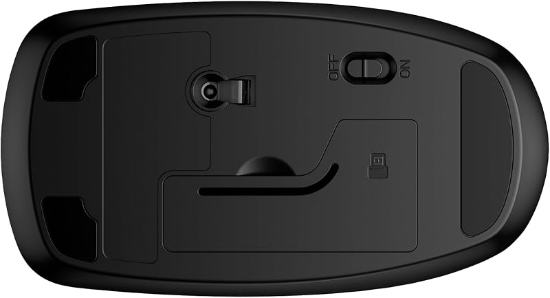 Rato sem fios 230 Slim, ligação USB-A a 2,4 GHz, Multi-dispositivo, até 1600 DPI, autonomia até 18 meses, Sensor Ótico, 3 Botões, Windows 10, 11 e macOS, Preto