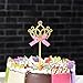 MAGICMAI Cupcake Toppers Gold Glitter Crown Cake Decoration Dessert Table Birthday Party Decor 20 Pieces
