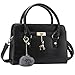 Bagerly Women Fashion PU Leather Shoulder Bags Top-Handle Handbag Tote Bag Purse Crossbody Bag [50% OFF with code UY2J6CLE]