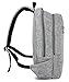 HITOP Laptop Backpack,15 Inch Dual Compartment College Lightweight Daypack (Grey)
