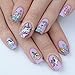 NICOLE DIARY 1Pc Unicorn Stamping Plates Manicure Rectangle Nail Art Image Printing Templates