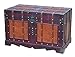 Vintiquewise(TM Antique Style Steamer Trunk
