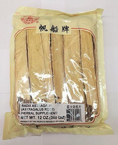 100% Wild Top Grade Astragalus Root Astragali Radix Huang Qi Big Slice (12oz )