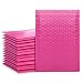 Fu Global Upgrade Opaque Pink #0 Poly Bubble Mailer Self Seal Padded Envelopes Pack of 25 (Pink, 6x10)