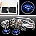 2x Night Cold Blue bat batman Black Wireless car door LED projection projector light courtesy welcome logo shadow ghost light laser projector Magnet Sensor Easy installing