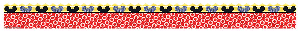 Eureka Mickey Color Pop!, Peeking Head Deco Trim Extra Wide Die Cut (845227)