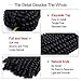 Spring Twist Hair 8 Inch Spring Twist Crochet Hair 6 Packs Spring Twist Braiding Hair For Butterfly Locs Soft Locs Low Temperature Synthetic Fiber Fluffy Hair Extensions (8 Inch,1#)