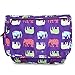 J World New York Terry Messenger Bag, Elephant, One Size
